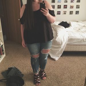 Forever 21 destroyed boyfriend jean